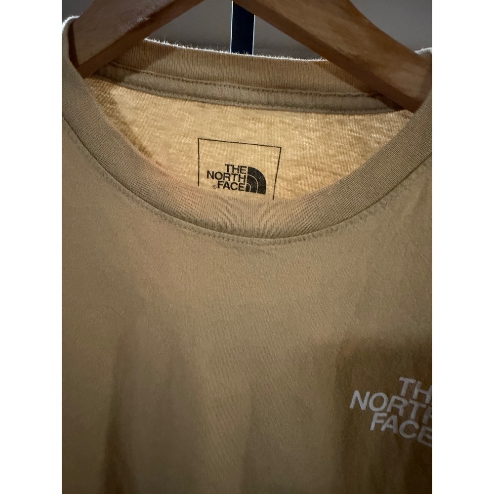 The North Face Mens Tan Camo‎ Box Logo Circular Design Graphic T-Shirt Size M - Picture 4 of 9